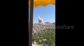 Syria: Smoke is rising near Syrian Presidential Palace