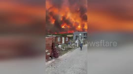 Türkiye: Terrifying Video Shows Massive Wildfire Devouring Sarkoy Forests In Turkey