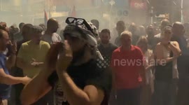 Greece: Protest held in Greece to block shipment of military material to Israel
