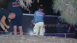 US, Bakersfield: Bakersfield Man Rescued From Canal With Sound On Tape