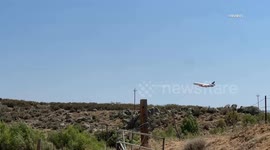 US, Los Angeles: Aguanga 2 Vegetation Fires Cause Evacuations Part 2