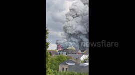 Fire Engulfs Main Stage Of Tomorrowland Festival