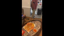 Dad Cooks Seafood Feast for His Baby