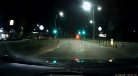 Wrong Way One-Way Driver Plays Bumper Cars