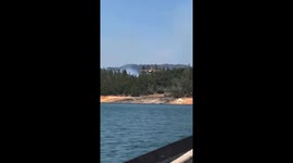 Super Scoopers Drop 127,400 Gallons on California Wildfire