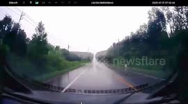 Mother and son saved by rescue team after car plunges into canal