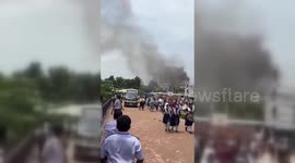 Bangladesh: 16 Dead in Bangladesh Air Force Crash at School