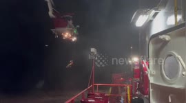 UK: Heroic Coastguard Helicopter Winches Injured Crew Member Off Tanker Near Sunderland