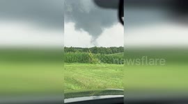 Tornado Spotted Near Searcy Ridge In Patriot, Indiana