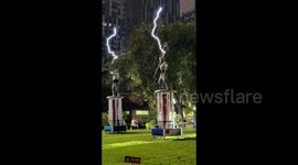 Shocking sounds: Duo use Tesla coils to unleash 'lightning symphony' in China