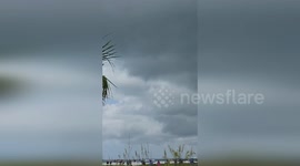 US: Waterspout Swirls As Storm Closes In On Siesta Key