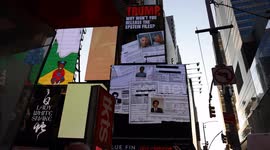 Time Square billboard:  