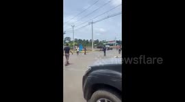 Thailand: BM-21 rockets launched from Cambodian territory struck a PTT gas station in Ban Phue, Kantharalak District of Thailand's Sisaket Province, injuring numerous students and civilians