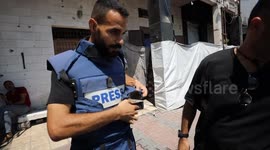Palestinian journalist in Gaza covers humanitarian crisis while enduring hunger himself