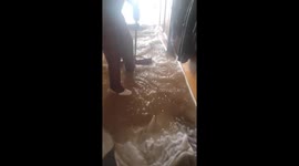 Thunderstorm aftermath floods homes in North Valley, Albuquerque, New Mexico