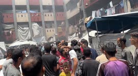 At least 5 killed in Israeli attack on Gaza school sheltering displaced Palestinians