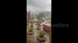 US: Minneapolis Soaked by Intense Downpour