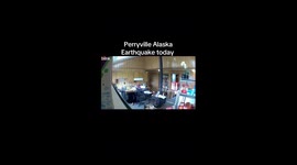 Cameras capture chaos as 7.3 earthquake rocks Perryville village store