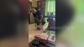 India: Brush in mouth, heart on canvas! India’s first dog artist paints with purpose-compassion, to raise funds for animal welfare