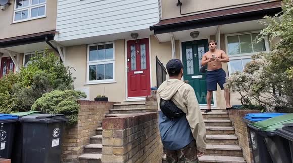 'You don't live round here': Epping resident confronts Stand Up To Racism protester from his doorstep