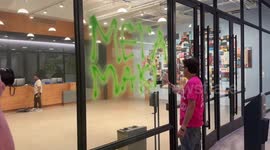 Climate activists attack Meta offices over AI cost the the environment