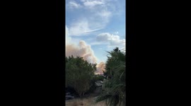 France: Fire Breaks Out in Cournonsec, Sparking Evacuations