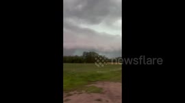 US: Massive Strom Clouds Over South Haven