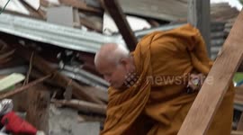 Thailand: Residents in Thai border village cope with destruction of homes after Cambodia-Thailand clashes