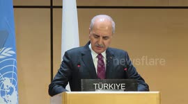 Global community must act against 'genocide in making' in Gaza: Turkish parliament speaker