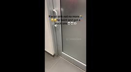 We went back to replace the racist faucet with a black one