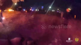 Everett Officers Rescue Trapped Driver From Burning Electric Vehicle