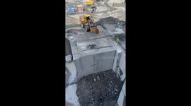 From a quarry in Norway filmed from an amazing view of a wheelloader and granite together. Filmed in 4K!