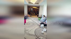 Guests Sleep In Hallway As Tsunami Fears Grip Hotel In Hawaii