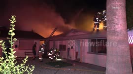 US, Phoenix: Phoenix Ocotillo Road First Alarm Four-Plex Fire