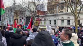 US: Large Turnout in Melbourne for Pro-Palestinian Solidarity March