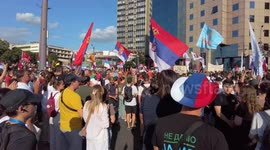 June 28, 2025: Protesters rally in Belgrade to demand early elections
