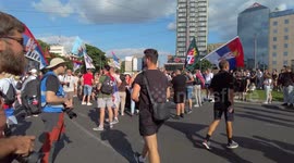June 28, 2025: Protesters rally in Belgrade to demand early elections