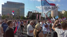 June 28, 2025: Protesters rally in Belgrade to demand early elections