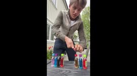 Rock-paper-scissors vodka challenge in Norway