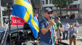 Sweden: Demonstrators in Sweden call for end to Israeli strikes on Gaza
