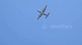 Crowds rush to parachuted aid drops in besieged Gaza