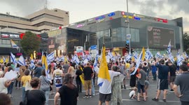 Israel: Israelis rally in Haifa for Gaza ceasefire, return of hostages