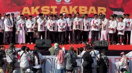 Indonesia: Indonesia Foreign Ministry Speech during Action for Gaza demonstration in Jakarta