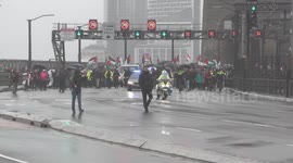 Australia: Thousands join pro-Palestine protest across Sydney Harbor Bridge