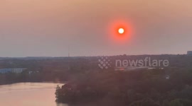 US: Smoke From Canadian Wildfires Creates Hazy Skies Over Boston