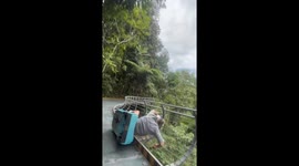 Real-life Mario Cart mayhem: Rider takes a hilarious tumble, wins the internet