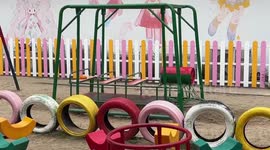 Schoolgirl, 9, rammed to death by metal train swing in playground