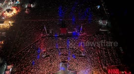 Türkiye: Pop star Jennifer Lopez performs for fans at Istanbul Festival