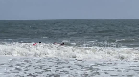 Dewey Beach, Delaware Lifeguard Saves Young Girl from Drowning in Rip Current