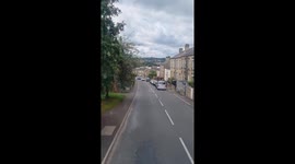 a stand off between a mini and a buss do you know the highway code? who is in the right? what would you have done in this situation?